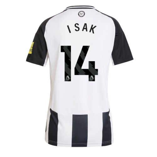 Dámy Fotbalový dres Newcastle United Alexander Isak #14 2024-25 Domácí Krátký Rukáv